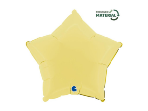 balon gwiazda zółty