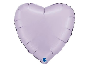 balon serce fiolet