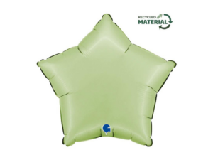 Balon foliowy Gwiazda Oliwkowa Zieleń