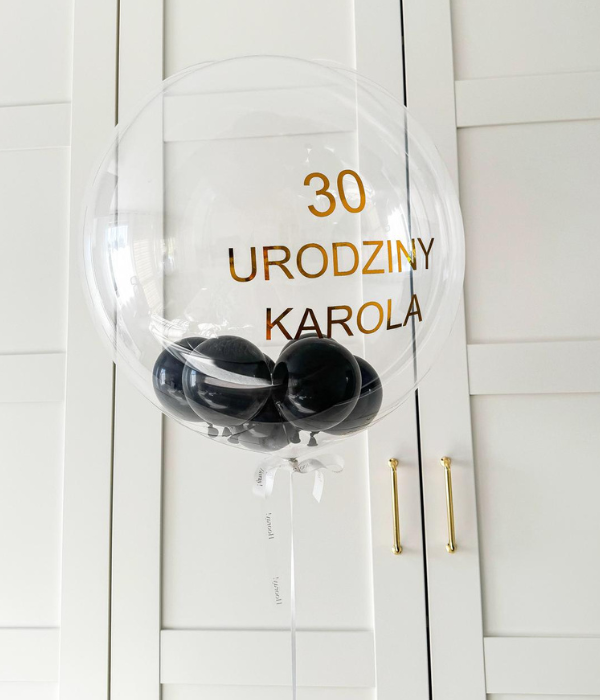 balon z prezentem bytom