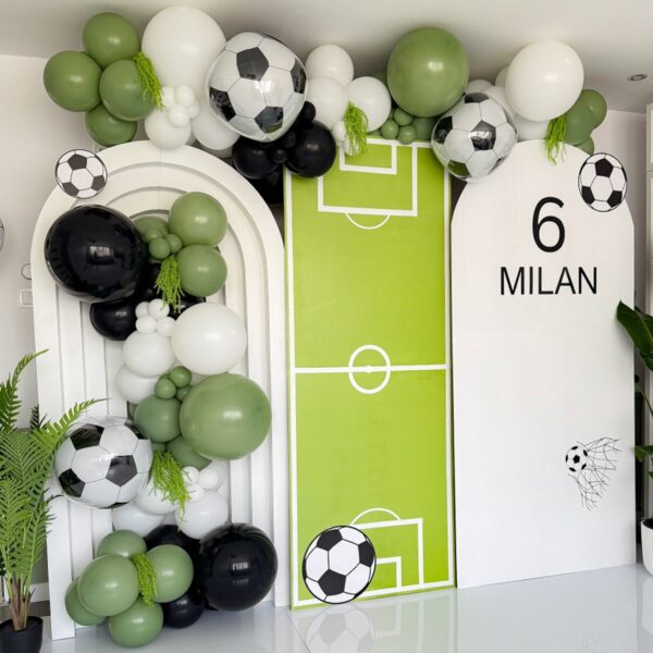 dekoracja urodziny motyw pilka nozna