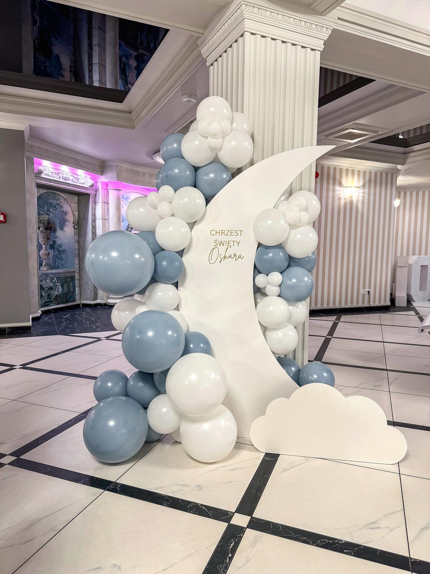 Ścianka do zdjęć chrzest Paniówki