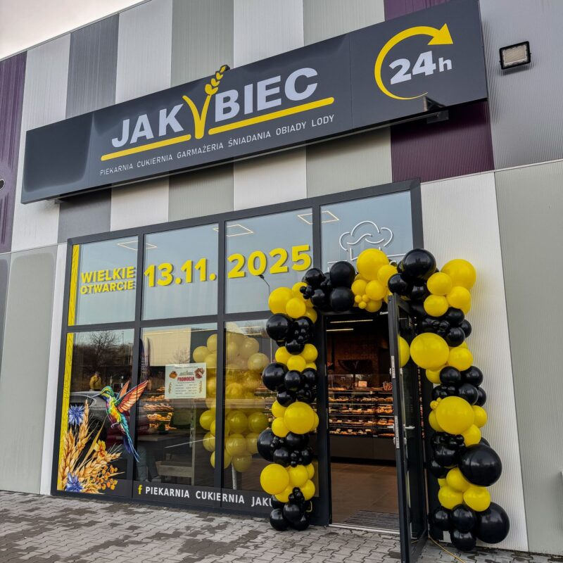 girlanda balonowa na otwarcie piekarni jakubiec ruda slaska